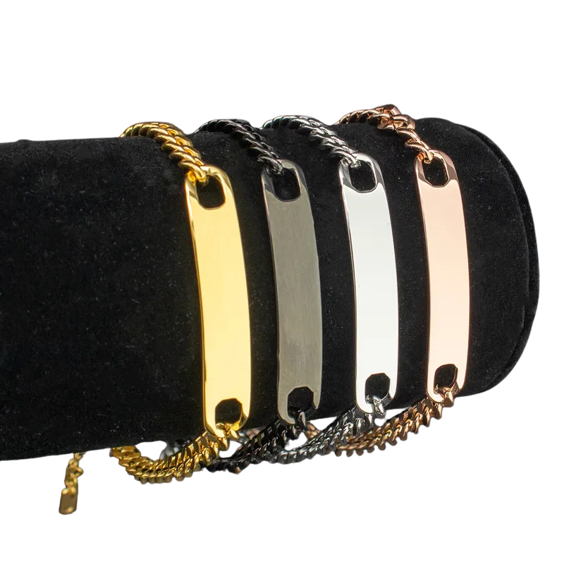 Esclavas acero personalizables