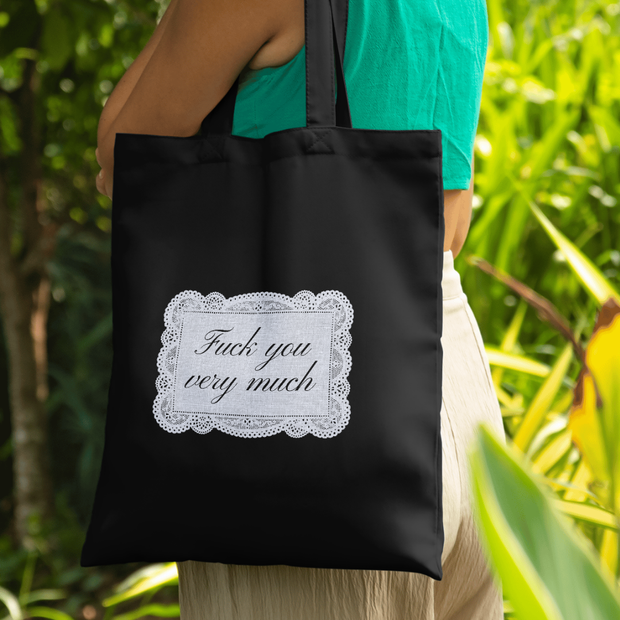 Tote bag "Fuck you very much"