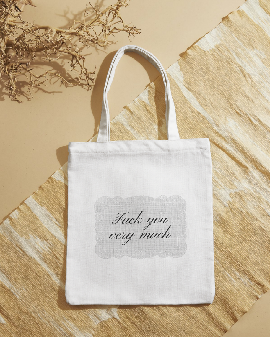 Tote bag "Fuck you very much"