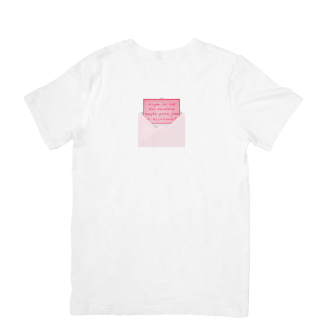 Camiseta "Maybe I'm not too sensititve maybe you're just a dickhead?"