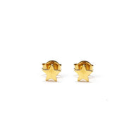 Pendientes estrella dorada