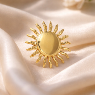 Anillo dorado de sol