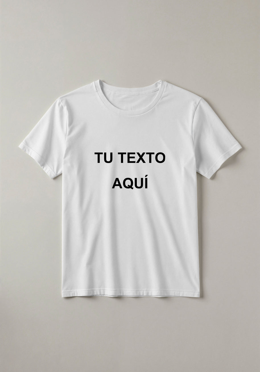 Camiseta personalizable con tu diseño