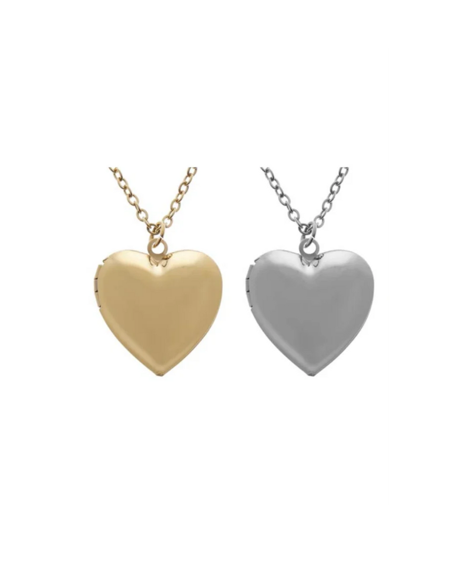 Collares relicario corazón personalizables