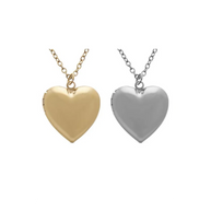 Collares relicario corazón personalizables