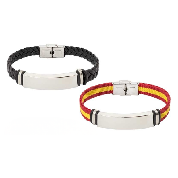 Esclavas acero inoxidable correa personalizables