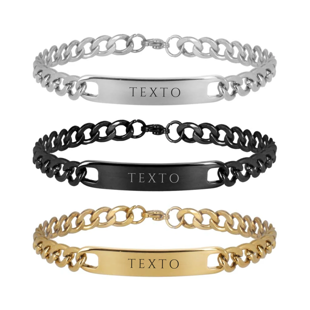 Esclavas acero personalizables