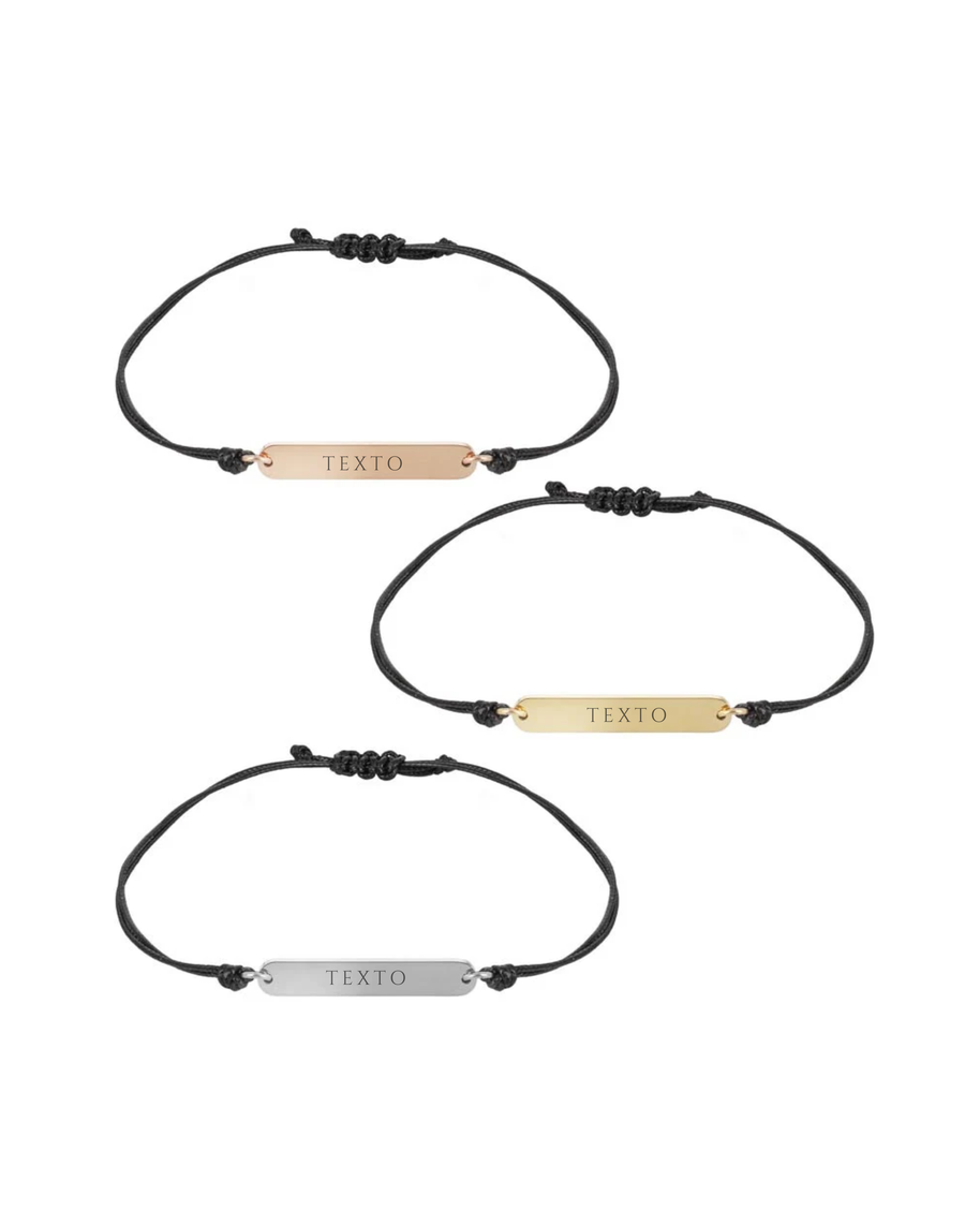 Esclavas cordón cuero personalizables