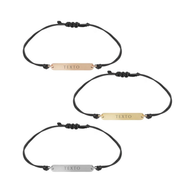 Esclavas cordón cuero personalizables