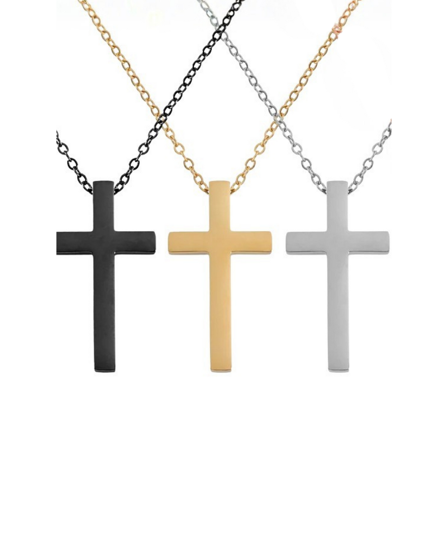 Collares colgante cruz personalizables