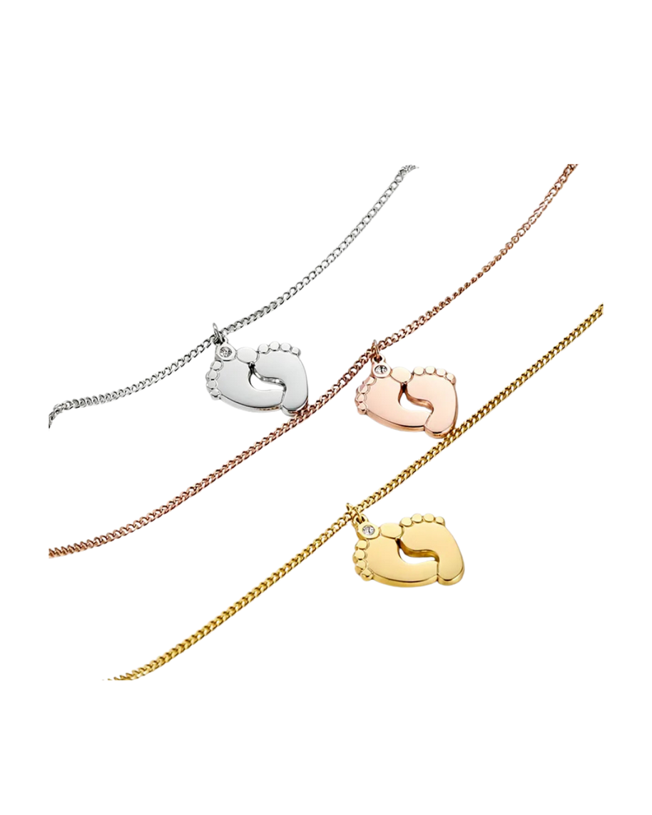 Collares colgante pies personalizables