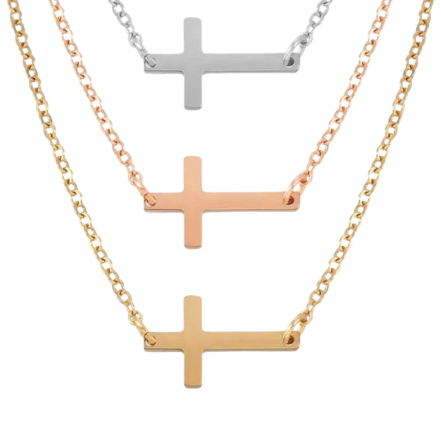 Gargantillas cruz personalizables