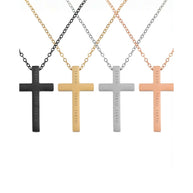 Collares colgante cruz personalizables