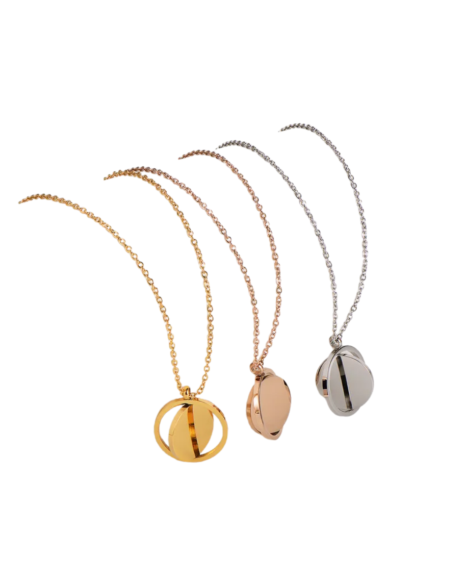 Collares medalla redonda giratoria personalizables