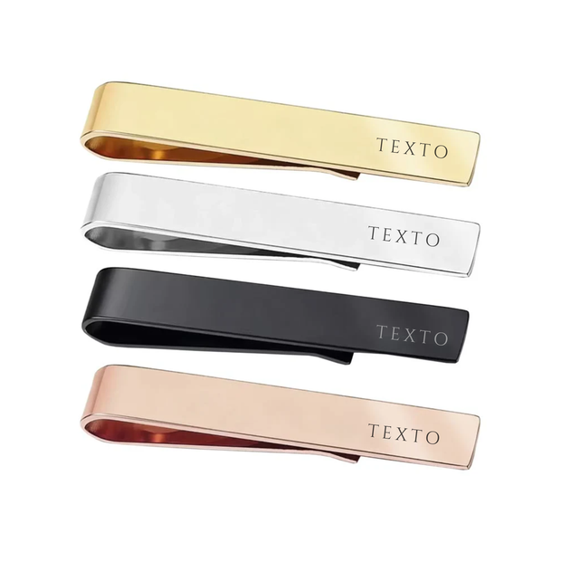 Pasadores corbata para grabado personalizables