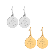 Pendientes de gancho redondos personalizables