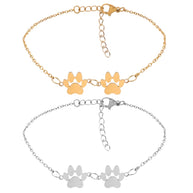 Pulseras huellas mascota personalizables