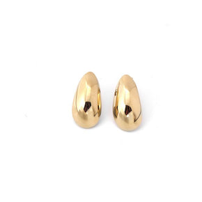Pendientes dorados gota