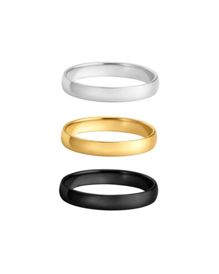 Anillos acero inoxidable personalizables