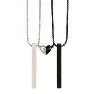 Collares corazón imantado personalizables