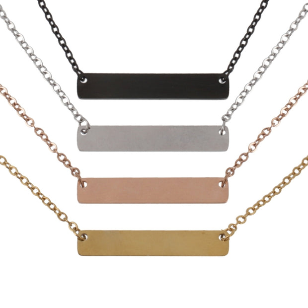 Collares placa rectangular personalizables