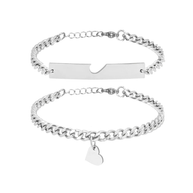 Esclavas medalla corazón personalizables