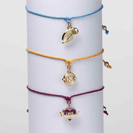 Set 3 pulseras Amistad Snitch Dorada Harry Potter