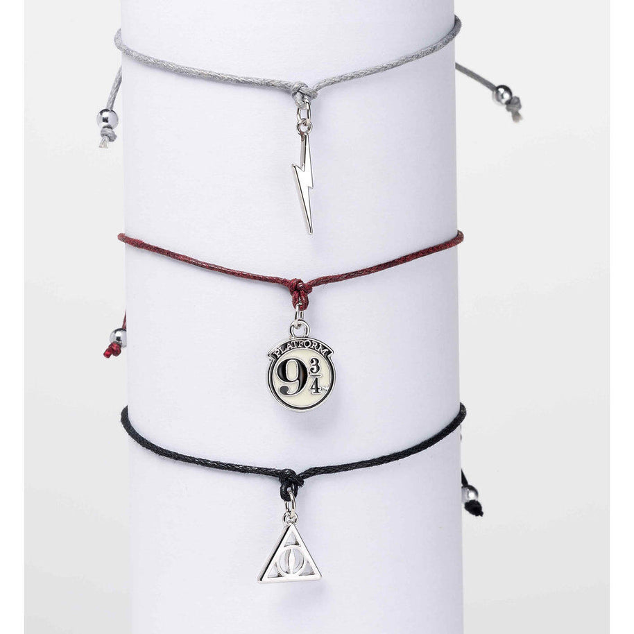 Set 3 pulseras Amistad Reliquias de la Muerte Harry Potter