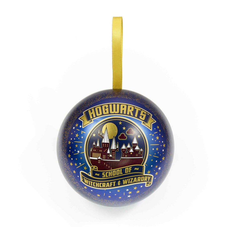 Colgante Castillo Hogwarts + Bola de Navidad Harry Potter
