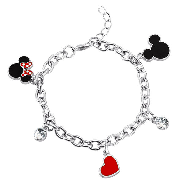 (Próximamente) Pulsera charm Mickey & Minnie Disney