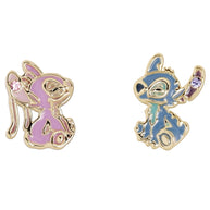 Pendientes Angel & Stitch Disney plata