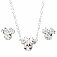 Set Colgante + pendientes Minnie Disney plata