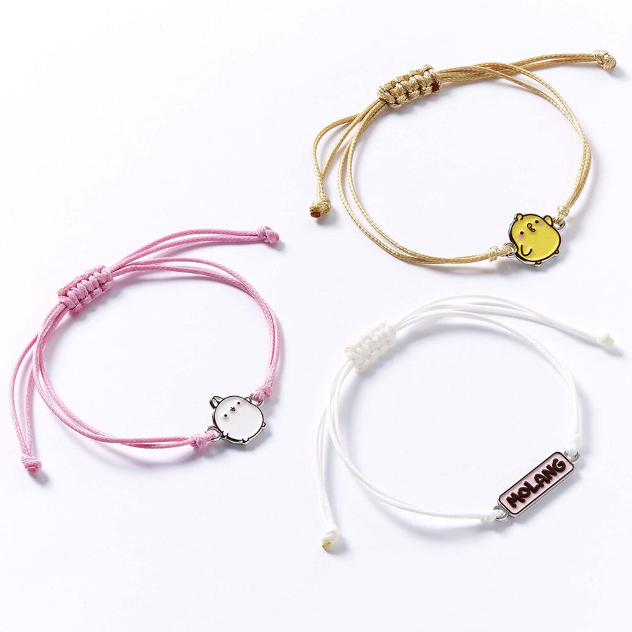 (Próximamente) Blister 3 pulseras de la amistad Molang