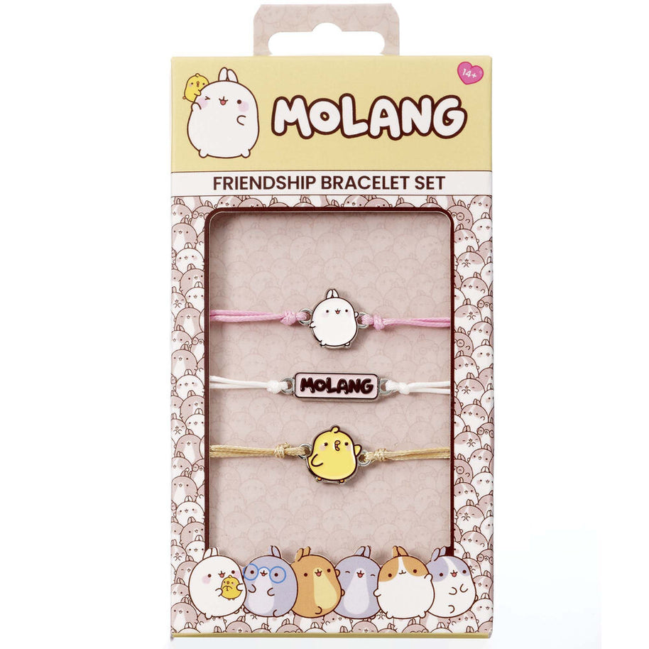 (Próximamente) Blister 3 pulseras de la amistad Molang