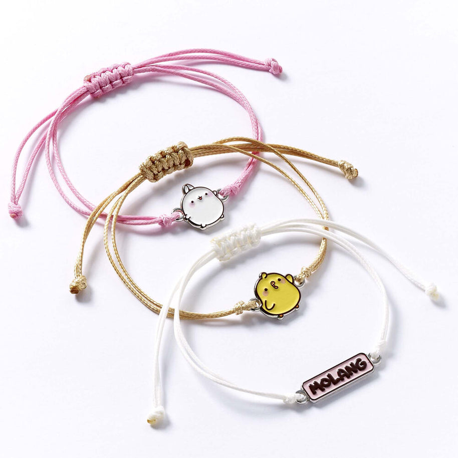(Próximamente) Blister 3 pulseras de la amistad Molang