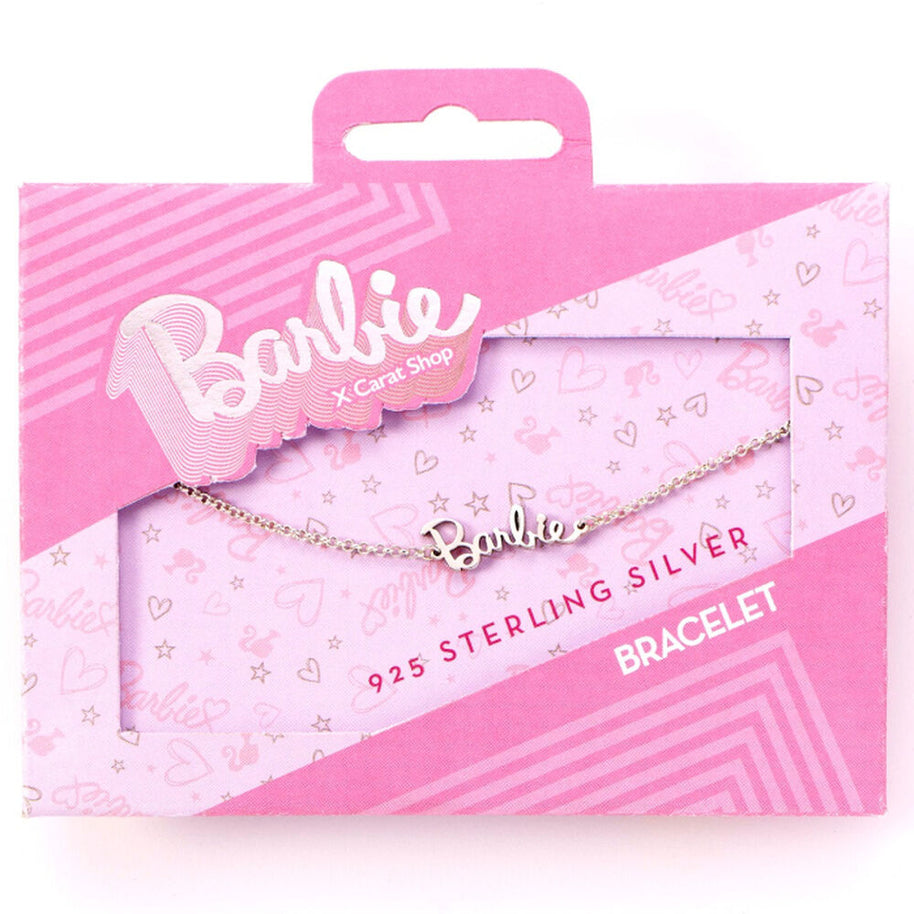 (Próximamente) Pulsera Nombre Logo Barbie plata