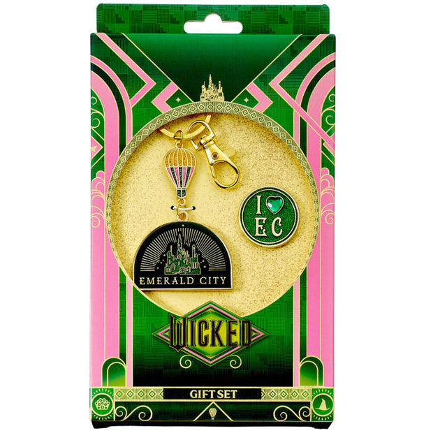 (Próximamente) Set regalo llavero + Pin Emerald City Hot Air Balloon Wicked