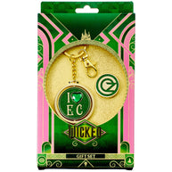 (Próximamente) Set regalo llavero + Pin I Love Emerald City Keyring Oz Logo Wicked