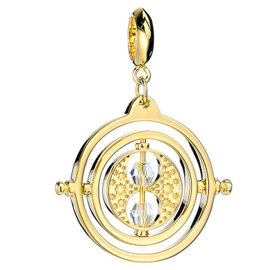 (Próximamente) Charm Giratiempos Harry Potter plata baño oro