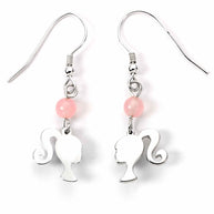 (Próximamente) Pendientes Silhouette Barbie plata