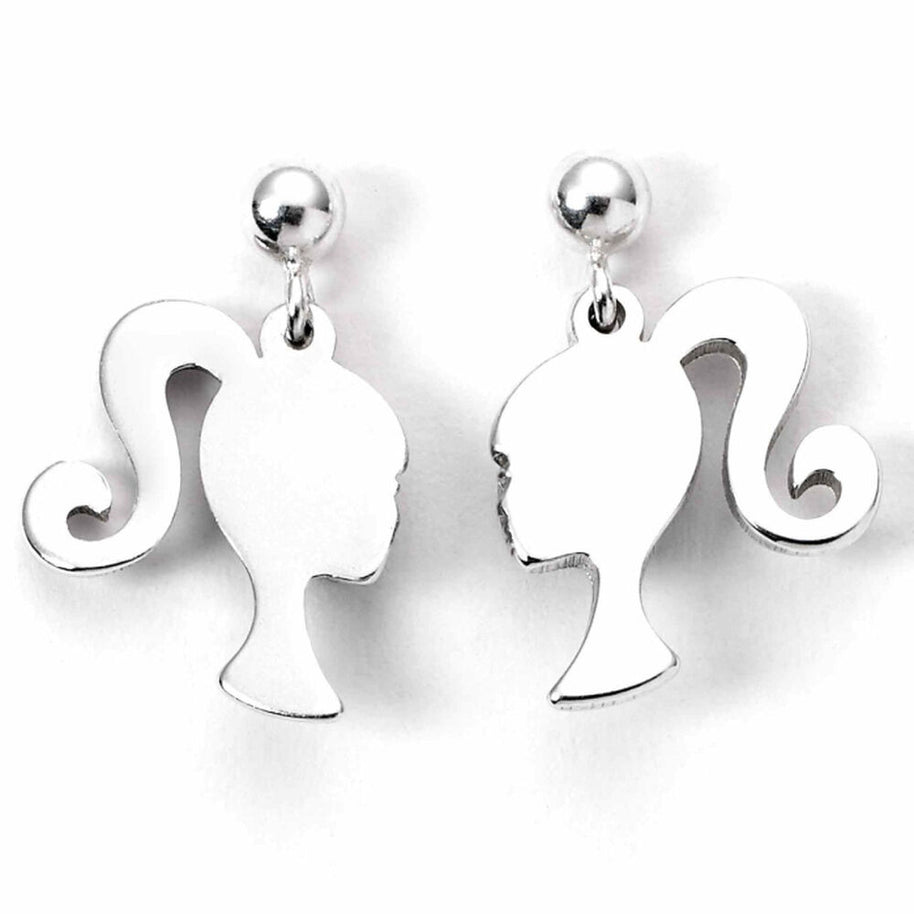 (Próximamente) Pendientes Silhouette Barbie plata
