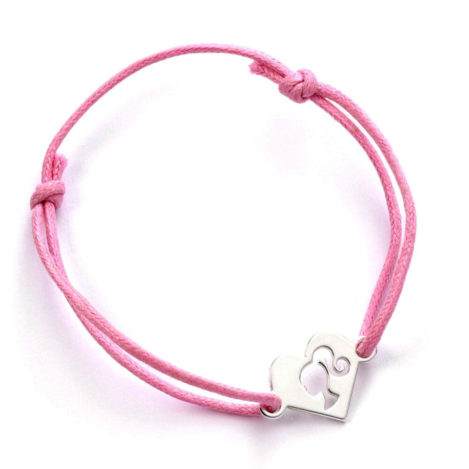 (Próximamente) Pulsera Amistad Silhouette Barbie plata