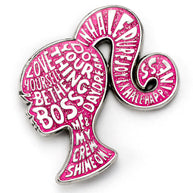 (Próximamente) Pin Sparkly Silhouette Barbie