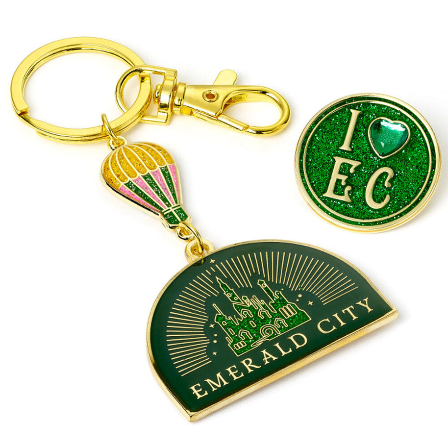 (Próximamente) Set regalo llavero + Pin Emerald City Hot Air Balloon Wicked