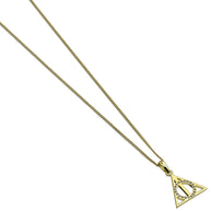 (Próximamente) Colgante Deathly Hallows Harry Potter plata baño oro