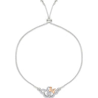 (Próximamente) Pulsera Mickey & Minnie Disney plata