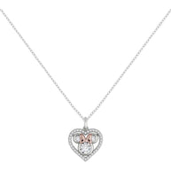 (Próximamente) Colgante Corazon Minnie Disney plata
