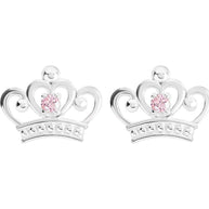 (Próximamente) Pendientes Corona Princesas Disney plata