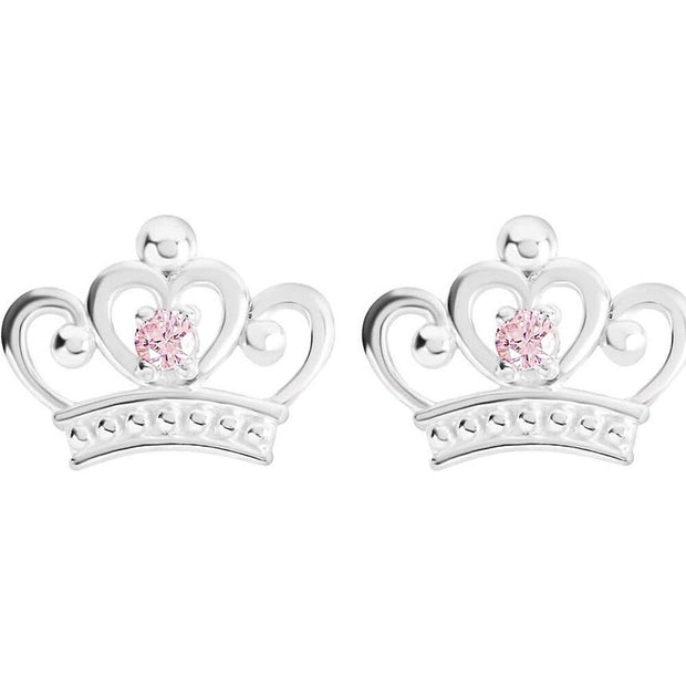 (Próximamente) Pendientes Corona Princesas Disney plata