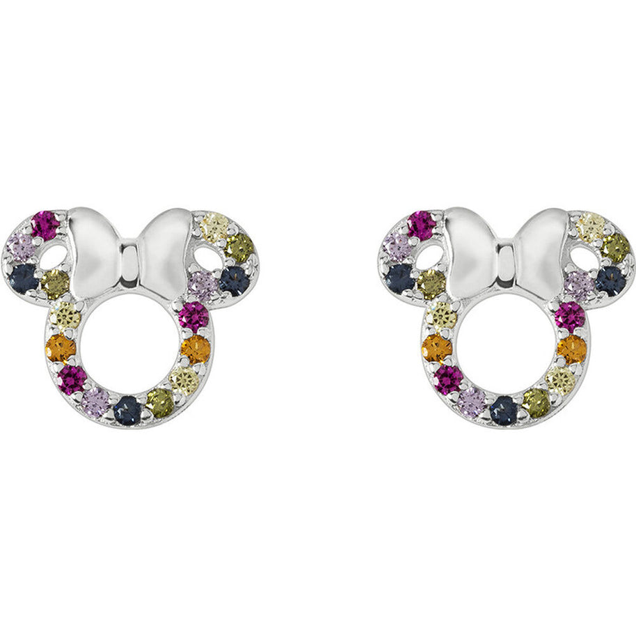 (Próximamente) Pendientes Rainbow Minnie Disney plata